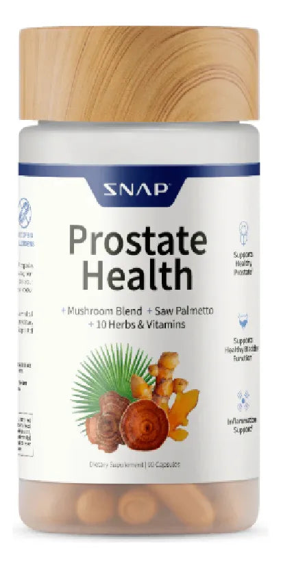 Snap Supplements Prostate Health 90 Capsulas Sin Sabor