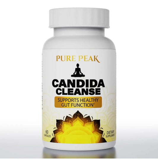 Pure Peak Candida Cleanse - Gut & Colon Support 60 Cápsulas