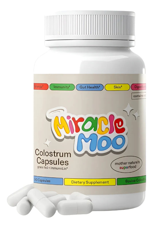 Miracle Moo Bovine Colostrum Original Suplemento En Capsulas